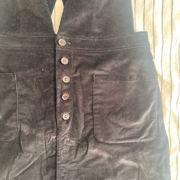 Free People Black Corduroy Dress - Picture 4 of 5